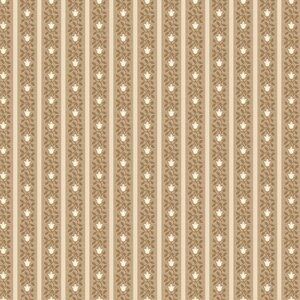 Marcus Fabric Tulip Beige Cotton Fabric by the Yard, 1 yard